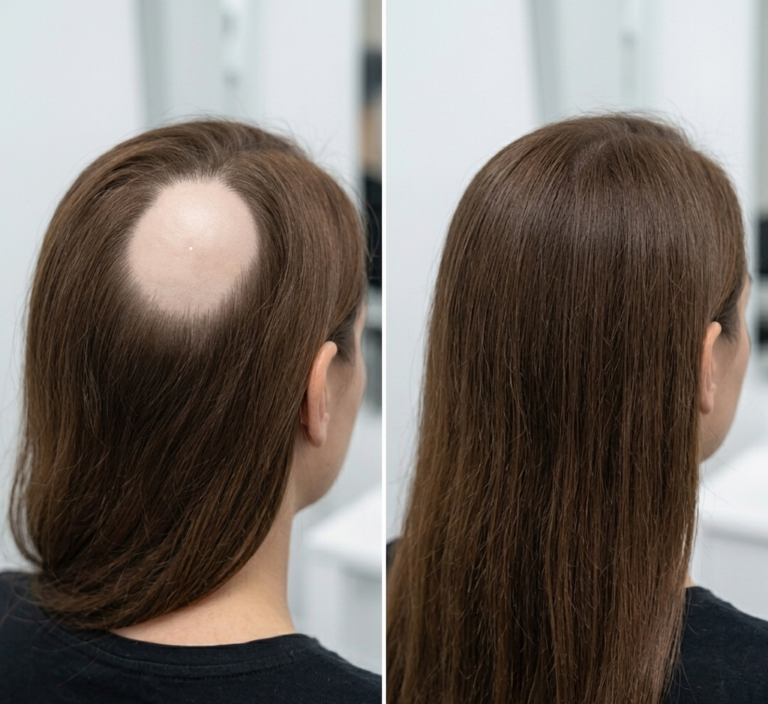 Alopecia Areata antes y después